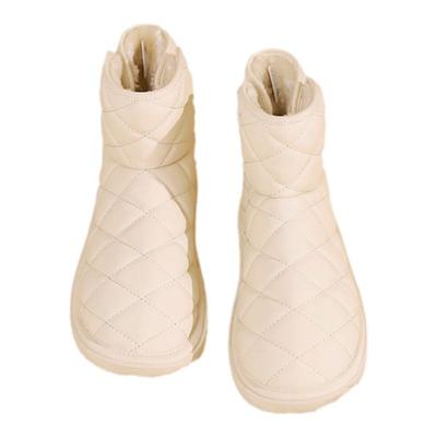 达芙妮厚底雪地靴加绒冬季女鞋