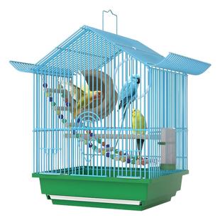 2024新款鸟笼子鹦鹉笼玄凤虎皮牡丹文鸟八哥专用大号养殖豪华别墅