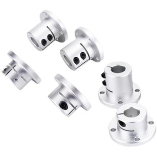 开口导向轴支座铝合金支架双切边法兰型光轴固定座STHWCB8/10/12