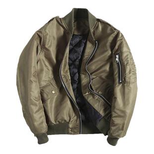 韩国倪妮明星同款棒球服女ins潮秋冬加棉宽松百搭飞行员夹克外套