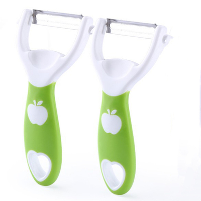 不锈钢塑料多功能瓜刨苹果削皮刀