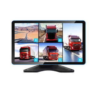 车载五路监控显示器高清夜视语音声控停车监控AHD1080P专用监控屏