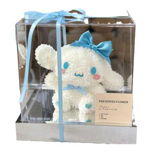 新年214情人节告白礼物永生花海狸大耳朵蓝狗送女友闺蜜纪念生日