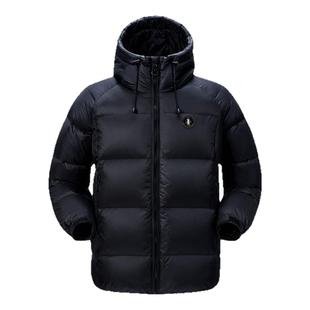 企鹅黑科技蓄热羽绒服男款2026秋冬加厚连帽短款保暖面包服外套女