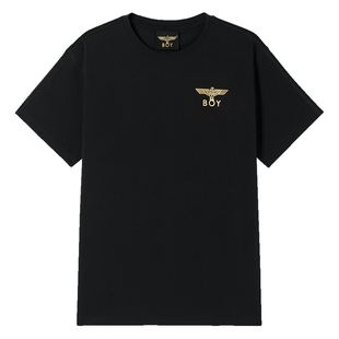 【金翼凌云】BOYLONDON春夏情侣款潮牌男女简约纯棉短袖T恤N01909