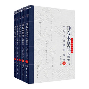 神农本草经药物解读套装 从形味性效到临床中草中药材图调理本草纲目汤头歌诀皇黄帝内经神农本草经中医书籍大全人民卫生出版社