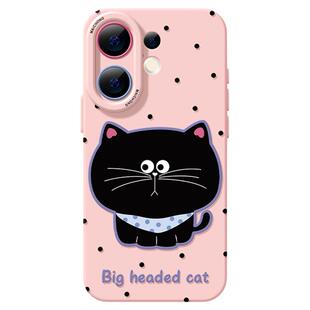 适用vivos30手机壳女款s19pro保护套vivo s16e全包18防摔s15/s12高级s18硅胶软s17外壳卡通s9可爱黑猫新款s20