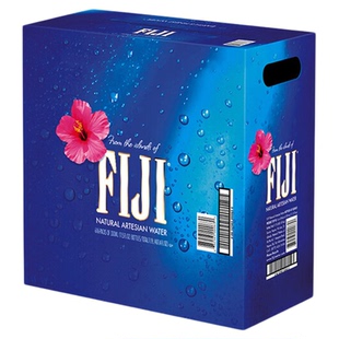 斐济进口原装斐泉天然矿泉水330ml*6蓝色高端纯净水fiji小瓶饮品