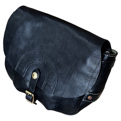 2026新款男包复古植鞣皮邮差包