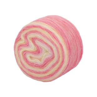 九色鸟马海毛线渐变段染毛线蛋糕线diy围巾线手工编织毛衣材料包