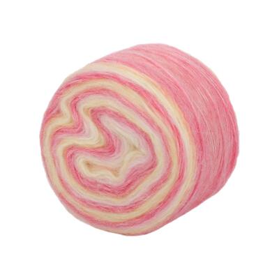 九色鸟马海毛毛线渐变段染