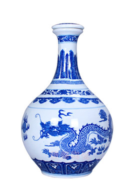 玉壶春青花瓷3斤景德镇仿古酒瓶