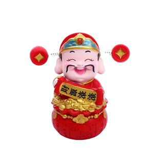 马年吉祥物财神小摆件财神爷桌面装饰财源滚滚新年春节创意小礼物