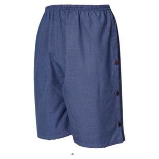 足疗足浴店两边订扣保健养生短裤开衩汗蒸服桑拿浴服按摩油压裤