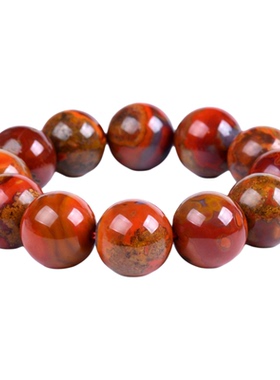 天然战国红玛瑙手串手链一物一图