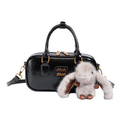 韩国小众设计保龄球包包女