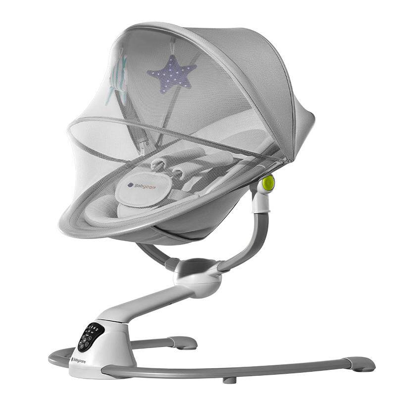 babycare婴儿电动摇摇椅哄娃神器带娃躺睡宝宝摇篮安抚躺椅儿童床