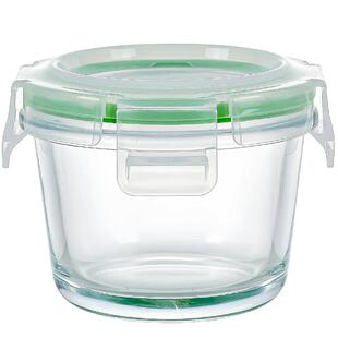 玻璃保鲜盒咸菜密封蘸料碗酱料汁便携小饭盒带盖留样盒便当调料碗