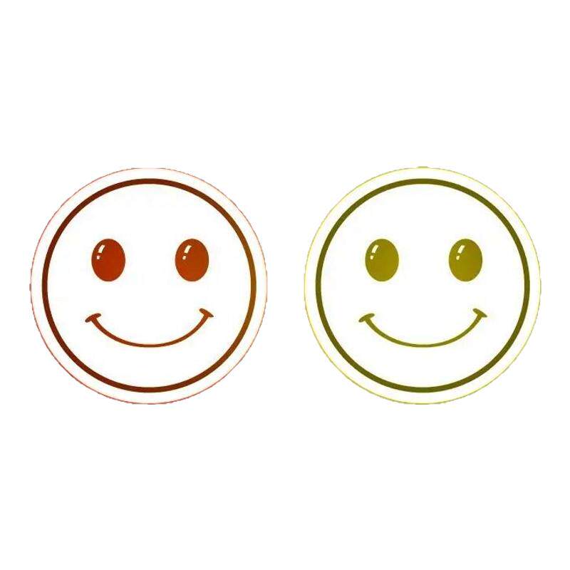 笑脸反光贴学生书包贴纸防水