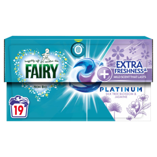英国Fairy白金版洗衣凝珠非生物酶婴儿衣物敏感肌肤温和茉莉花香