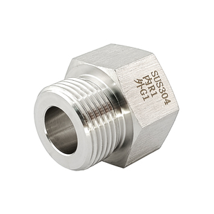 内丝ZG PT R1寸-外丝G1寸 BSP PF不锈钢螺纹转换接头 变径 加厚