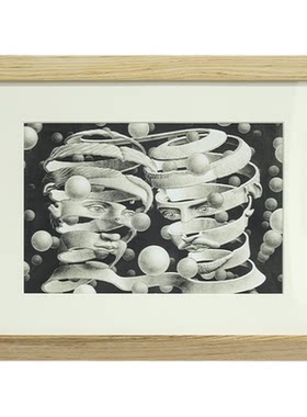 空合复古中古风装饰画