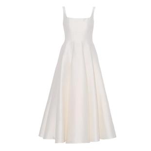 DPLAY【初恋裙系列】2025白色连衣裙生日裙伴娘礼服吊带裙领证裙