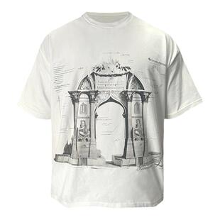 JCAESAR ARCH TEE CREATED BY AI“不存在的拱门”短袖 AI设计