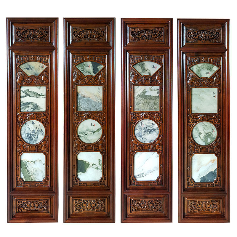 东阳木雕挂件客厅沙发香樟木雕刻