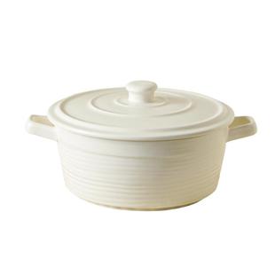 奶油风陶瓷珐琅双耳汤碗家用高级感带盖大汤碗酸菜鱼毛血旺专用碗