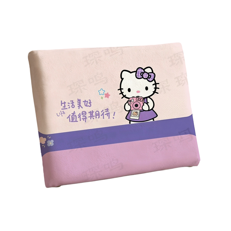 Kitty可爱卡通记忆棉坐垫学生办公椅垫短毛绒加厚防滑垫可拆洗