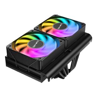 JIUSHARK九鲨JF13Kmini下压CPU散热器10cm双风扇6管AMD12代13ARGB