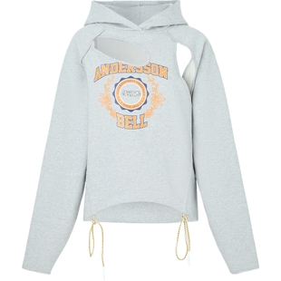 【折扣】Andersson Bell 秋冬女印花棉质连帽卫衣