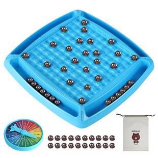 趣味踩雷磁力珠对战棋感应棋子吸铁石球训练儿童亲子益智新年玩具
