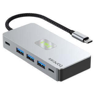 坝美 MST多屏异显拓展坞HD高清DP扩展镜像屏typec转USB3.0 4K60Hz 7合1扩展坞两个显示器不同画面扩展屏幕