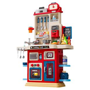 儿童厨房玩具过家家声光喷雾仿真做饭3到8岁小女孩新年礼物2026