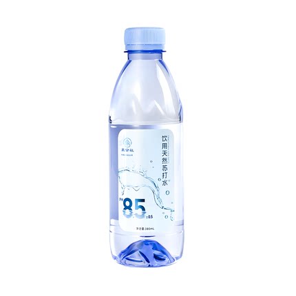 泉公社饮用天然苏打水整箱24瓶弱碱性无糖无气00脂0卡非克东矿泉
