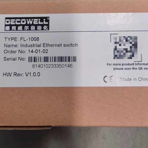 全新德克威尔工业以太网交换机FL-1008，8口百兆PROF—议价