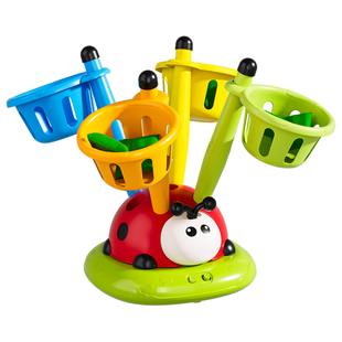 瓢虫运动机五合一多功能跳绳机脚踩冲天火箭丢沙包亲子的互动玩具