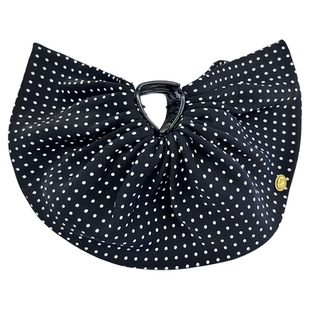 波点裙摆半扎发抓夹女鲨鱼夹子2026新款高级感发卡后脑勺发夹发饰