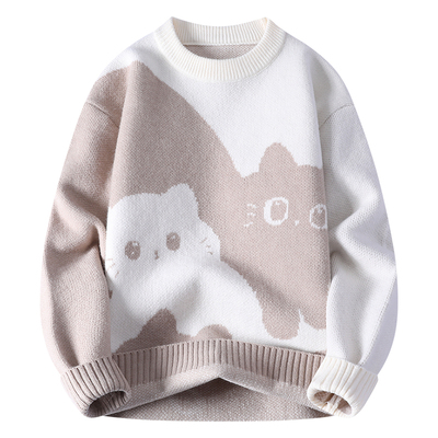 2025新款青少年毛衣男款圆领