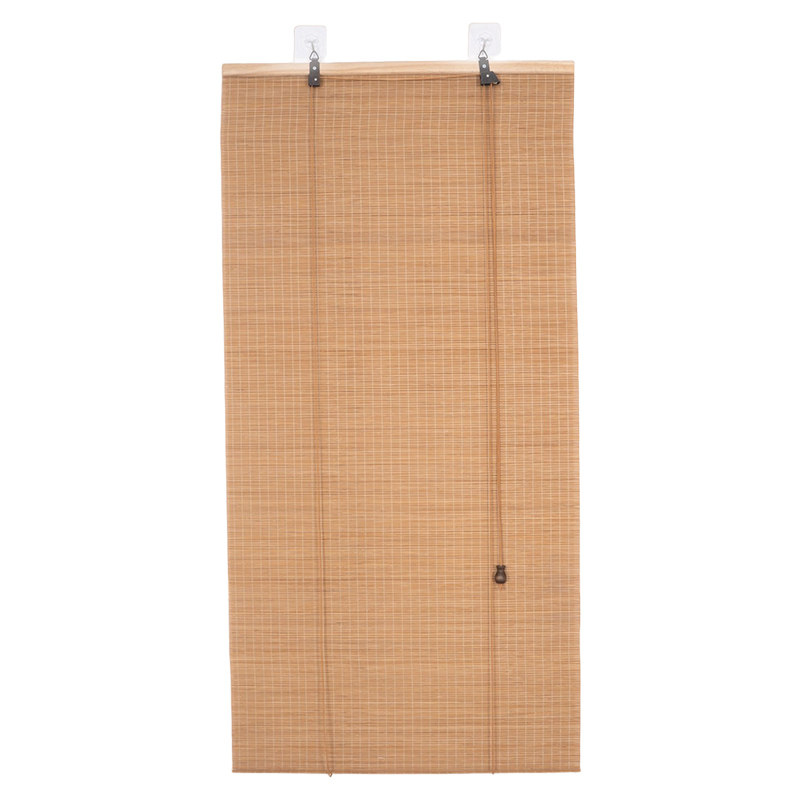 竹帘升降卷帘中式日式拉帘