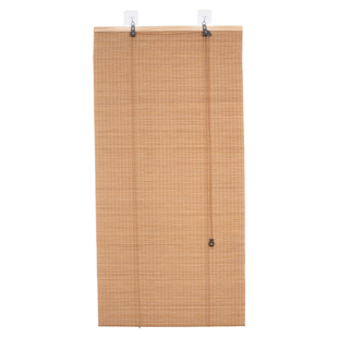 竹帘免打孔升降卷帘卧室阳台遮光防晒茶室中式日式拉帘隔断帘子