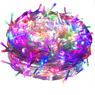 led小彩灯闪灯串灯满天星户外防水七彩变色家用过年节日氛围装饰