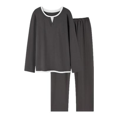 【芬腾】100%棉大码睡衣男纯棉