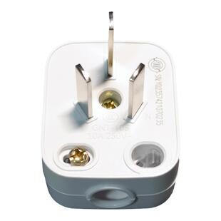 正品公牛220v插头GNT-10S三极可拆插头3插头三脚三眼接线插头10A