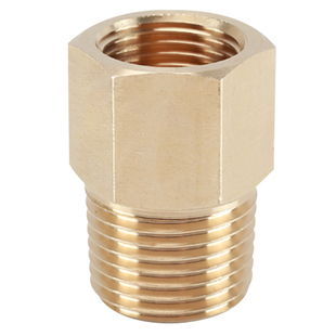 黄铜加厚燃气管燃气阀转换接头3分/M18内丝转4分外丝接头变径接头