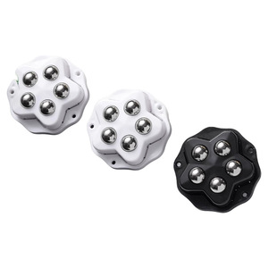 粘贴式万向轮移动滚珠底座家具茶几床头柜滑轮免打孔迷你轮子承重