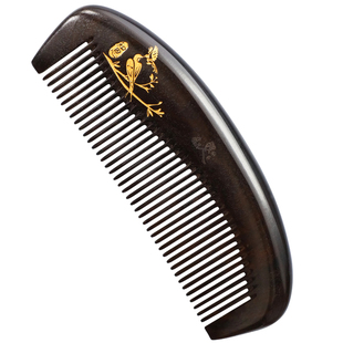 虞美人生日礼物整木梳子《知恩》送妈妈实用天然木梳子无静电