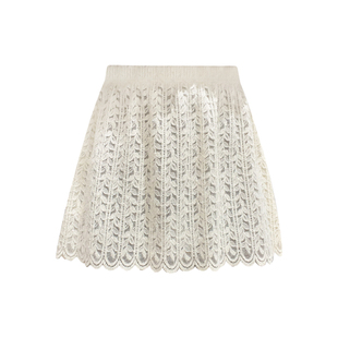 大码蕾丝时尚气质屁帘女秋冬季胖mm叠穿下摆遮屁股神器打底内衬裙